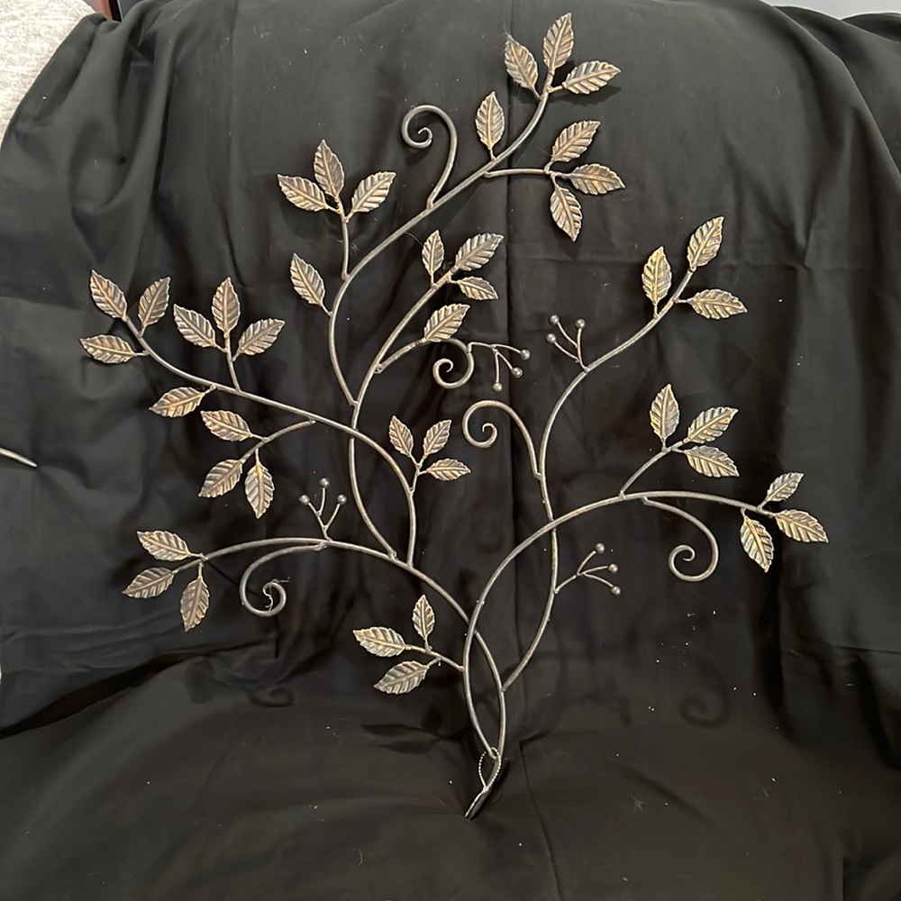 Longaberger Bronze Leaf Wall Sconce